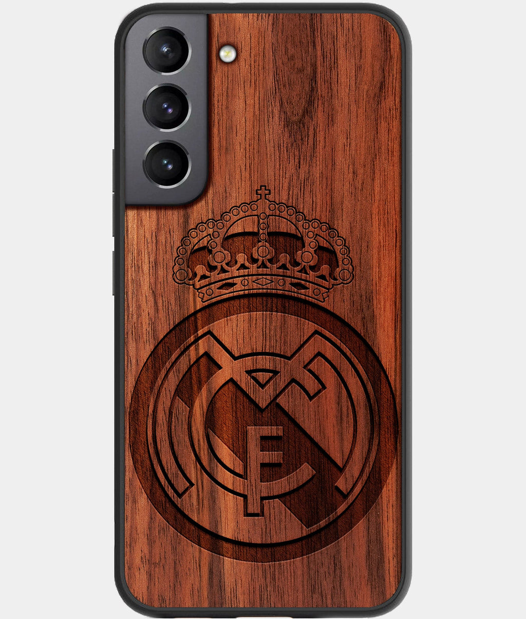 Best Wood Real Madrid C.F. Galaxy S23 Case - Custom Engraved Cover - Aldergrove & Oak