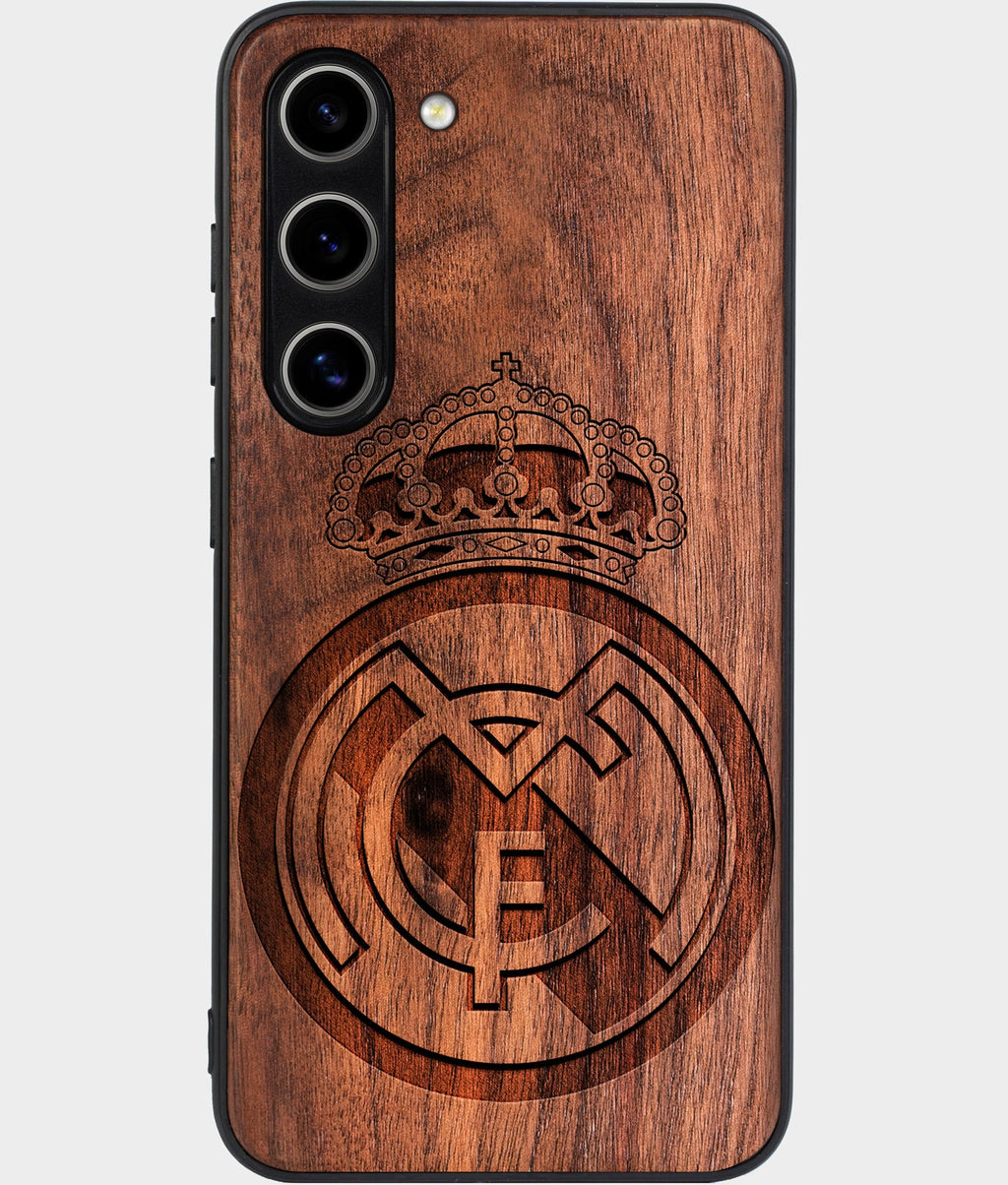 Best Wood Real Madrid C.F. Samsung Galaxy S26 Case - Custom Engraved Cover - Aldergrove & Oak