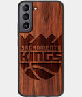 Best Wood Sacramento Kings Samsung Galaxy S23 Case - Custom Engraved Cover - Aldergrove & Oak