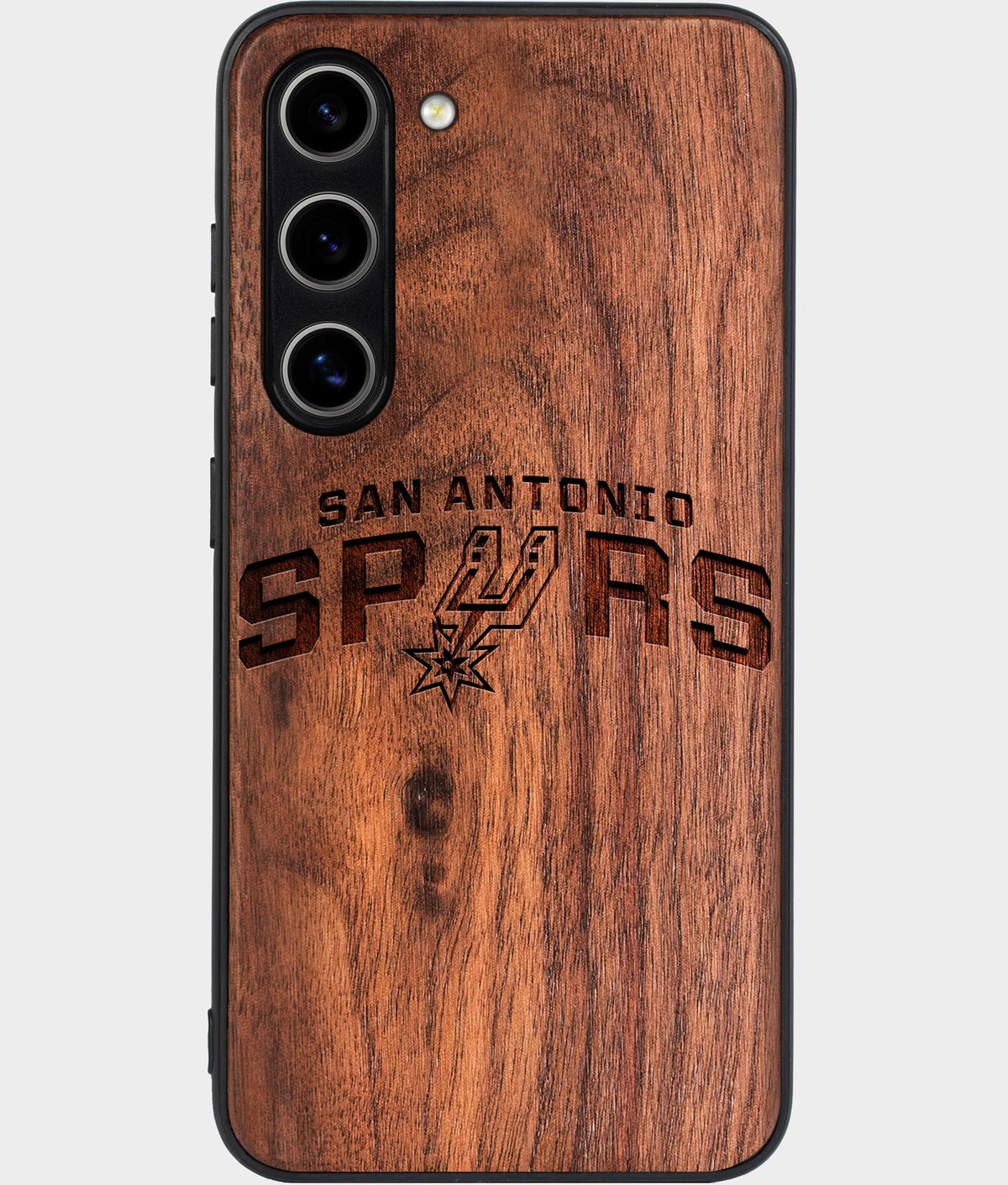 Best Wood San Antonio Spurs Samsung Galaxy S24 Case - Custom Engraved Cover - Aldergrove & Oak