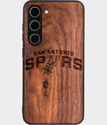 Best Wood San Antonio Spurs Samsung Galaxy S26 Case - Custom Engraved Cover - Aldergrove & Oak