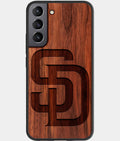 Best Wood San Diego Padres Samsung Galaxy S23 Case - Custom Engraved Cover - Aldergrove & Oak