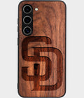 Best Wood San Diego Padres Samsung Galaxy S24 Case - Custom Engraved Cover - Aldergrove & Oak