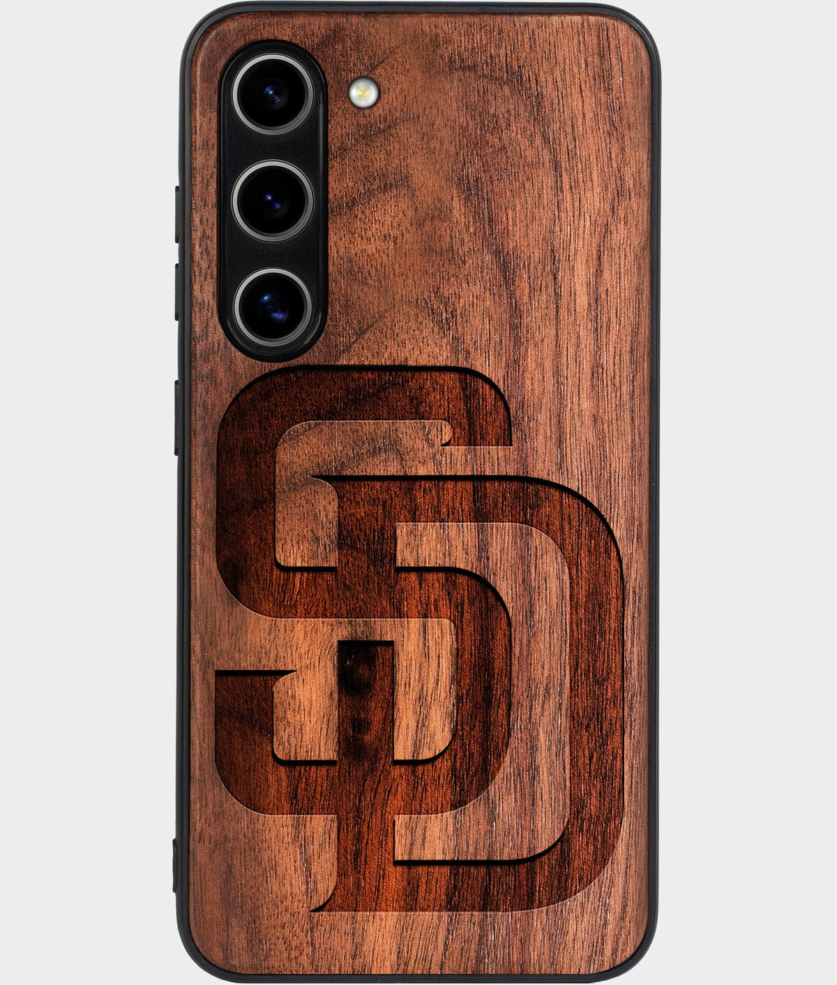 Best Wood San Diego Padres Galaxy S25 Case - Custom Engraved Cover - Aldergrove & Oak