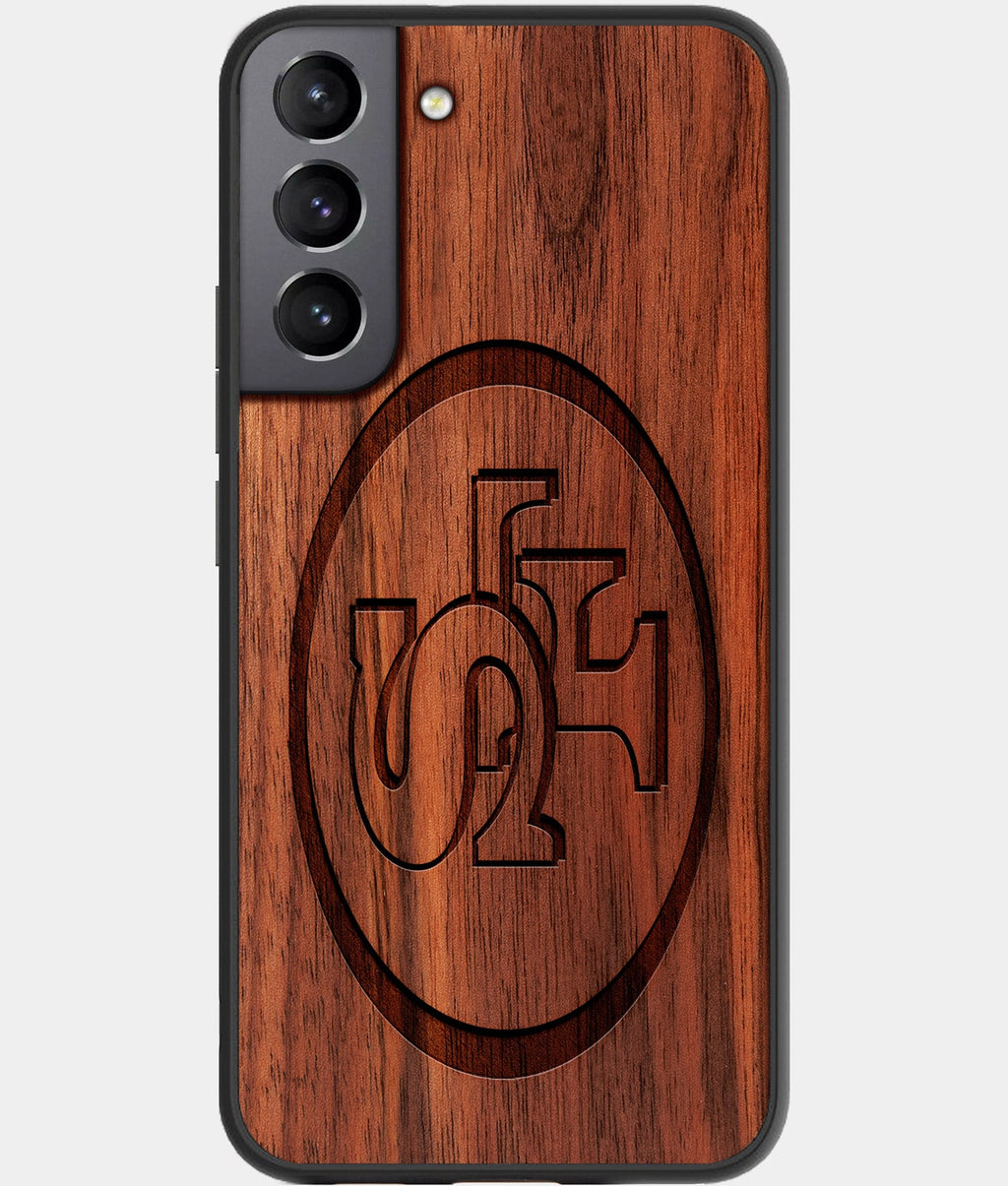 Best Wood San Francisco 49ers Samsung Galaxy S23 Case - Custom Engraved Cover - Aldergrove & Oak
