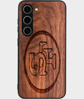 Best Wood San Francisco 49ers Samsung Galaxy S26 Case - Custom Engraved Cover - Aldergrove & Oak