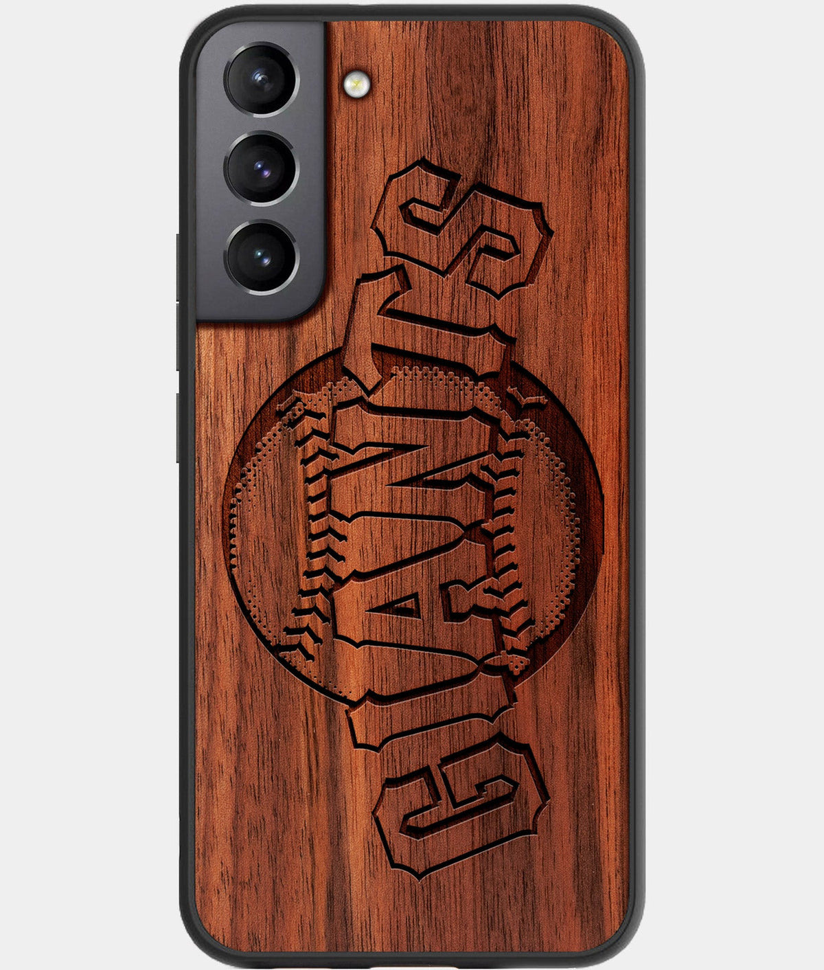 Best Wood San Francisco Giants Samsung Galaxy S23 Case - Custom Engraved Cover - Aldergrove & Oak