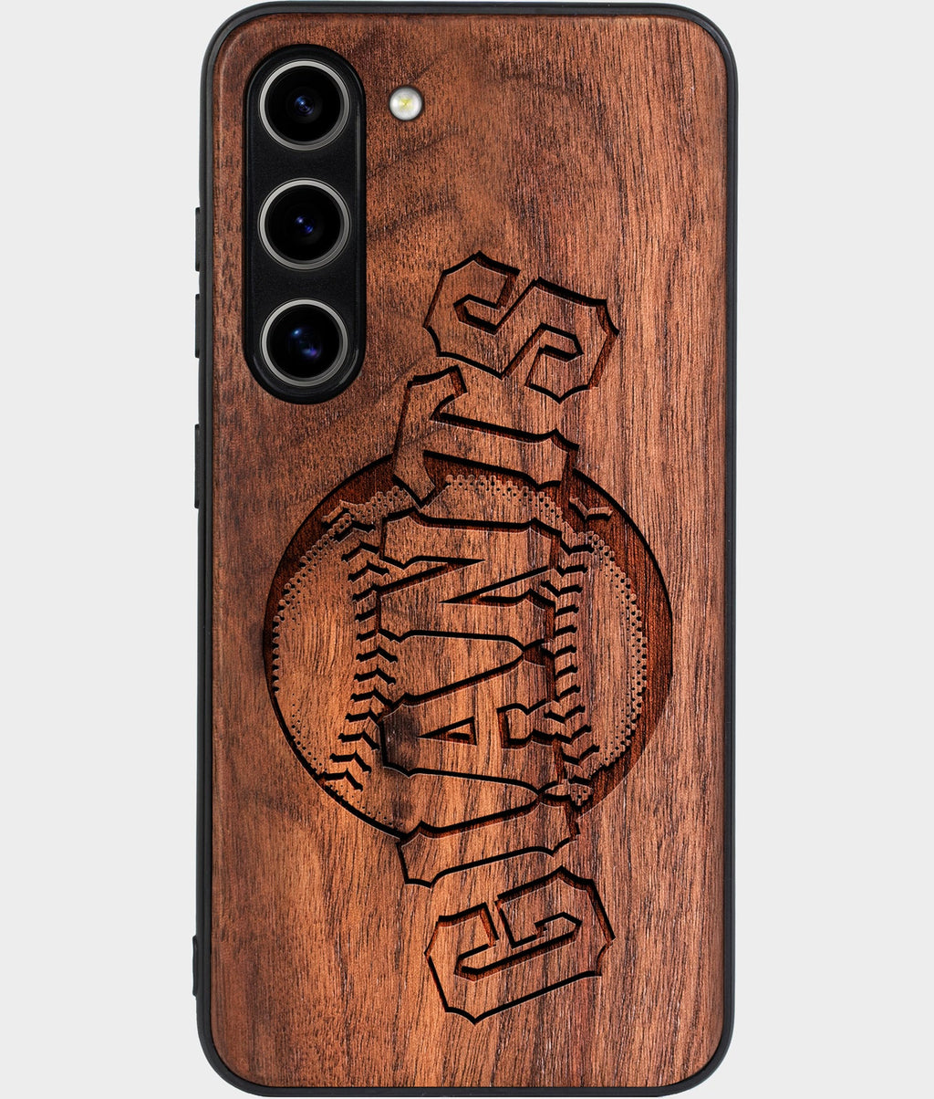 Best Wood San Francisco Giants Samsung Galaxy S24 Case - Custom Engraved Cover - Aldergrove & Oak
