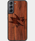 Best Wood San Jose Sharks Samsung Galaxy S23 Case - Custom Engraved Cover - Aldergrove & Oak