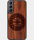 Best Wood Seattle Mariners Samsung Galaxy S23 Case - Custom Engraved Cover - Aldergrove & Oak