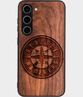 Best Wood Seattle Mariners Samsung Galaxy S26 Case - Custom Engraved Cover - Aldergrove & Oak