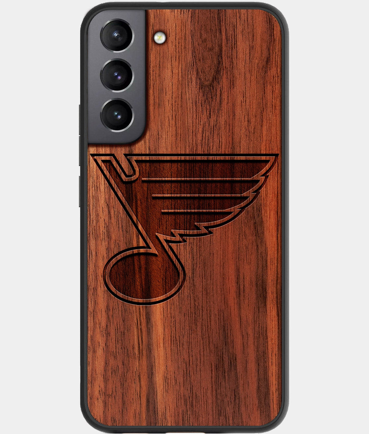 Best Wood St Louis Blues Galaxy S23 Case - Custom Engraved Cover - Aldergrove & Oak