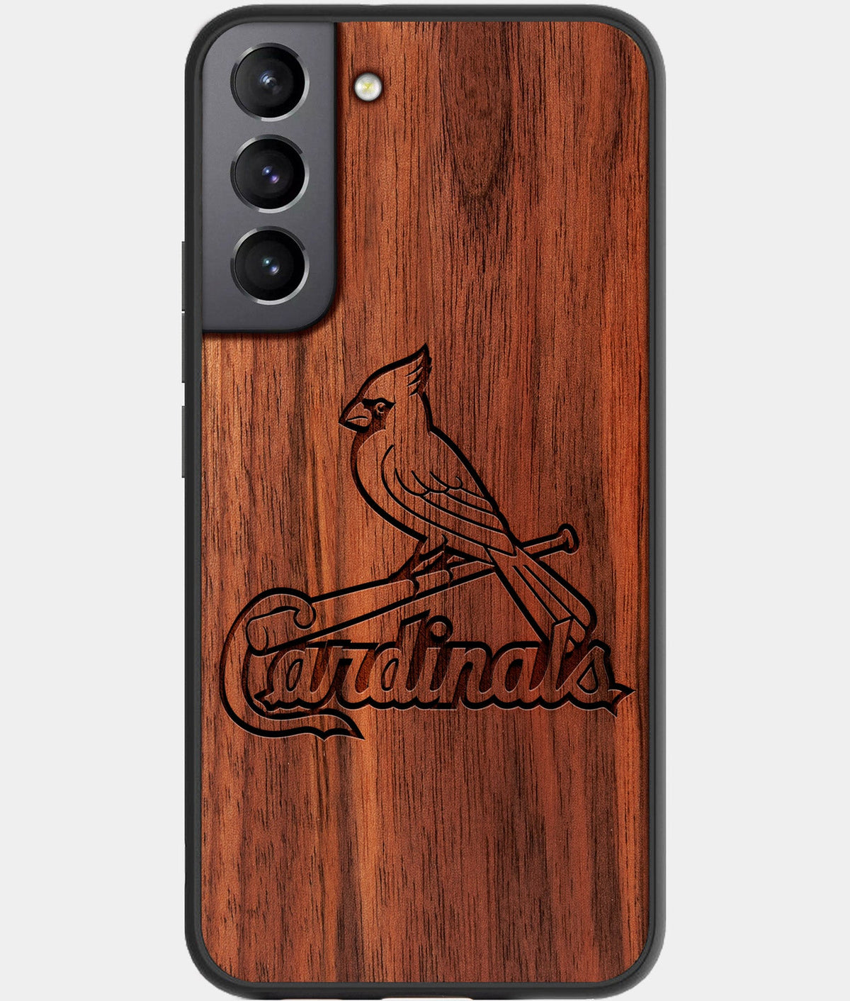 Best Wood St Louis Cardinals Galaxy S23 Case - Custom Engraved Cover - Aldergrove & Oak