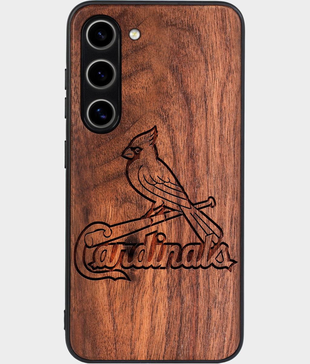 Best Wood St Louis Cardinals Galaxy S26 Case - Custom Engraved Cover - Aldergrove & Oak