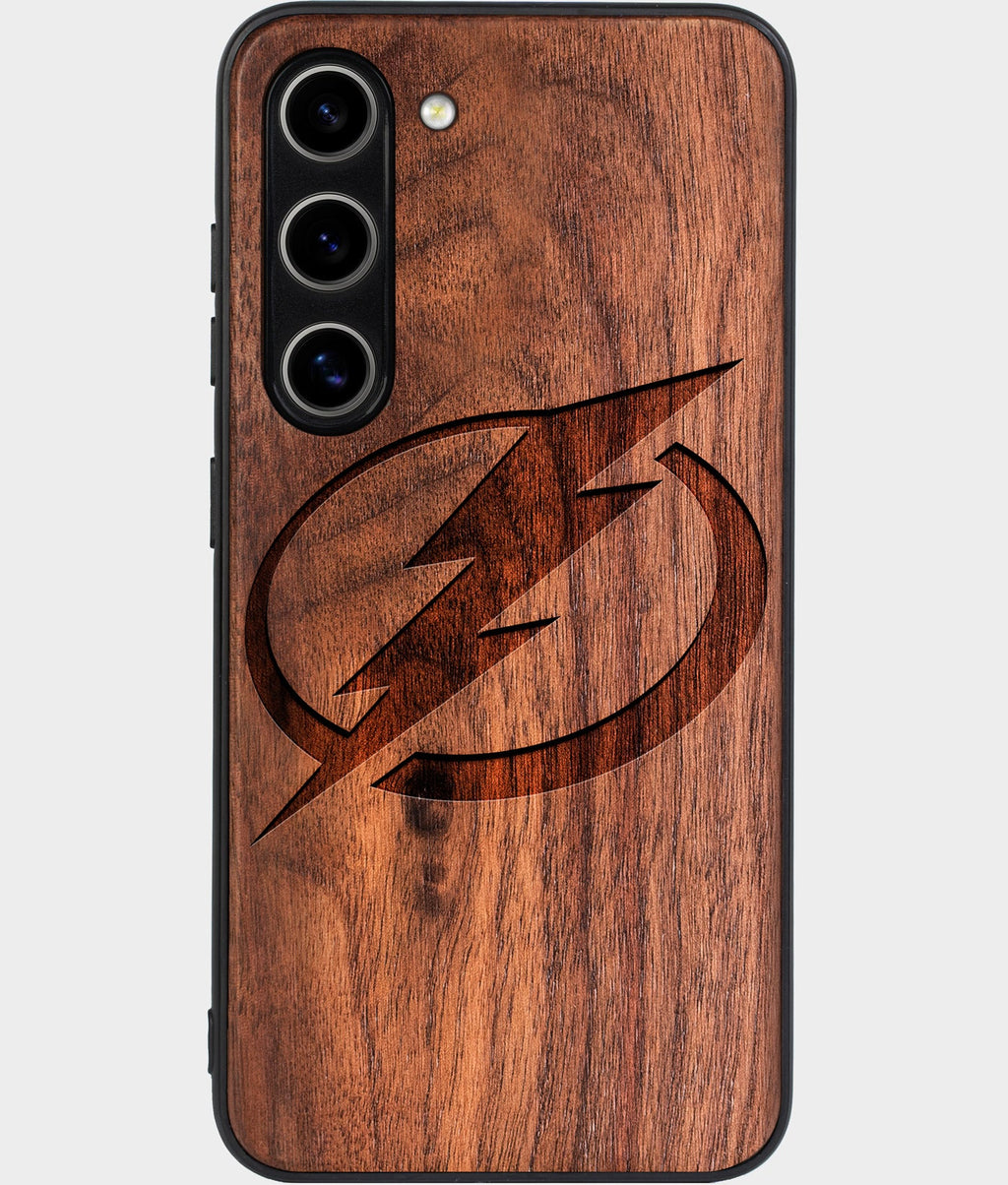 Custom Tampa Bay Lightning Samsung S26 Case - Carved Wood Raiders Cover - Eco-friendly Tampa Bay Lightning  Samsung S26 Case Cover By Aldergrove & Oak