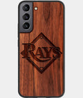 Best Wood Tampa Bay Rays Samsung Galaxy S23 Case - Custom Engraved Cover - Aldergrove & Oak