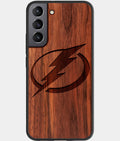 Custom Tampa Bay Lightning Samsung Galaxy S23/S23 Plus/S23 Ultra Case - Wood Lightning Covers