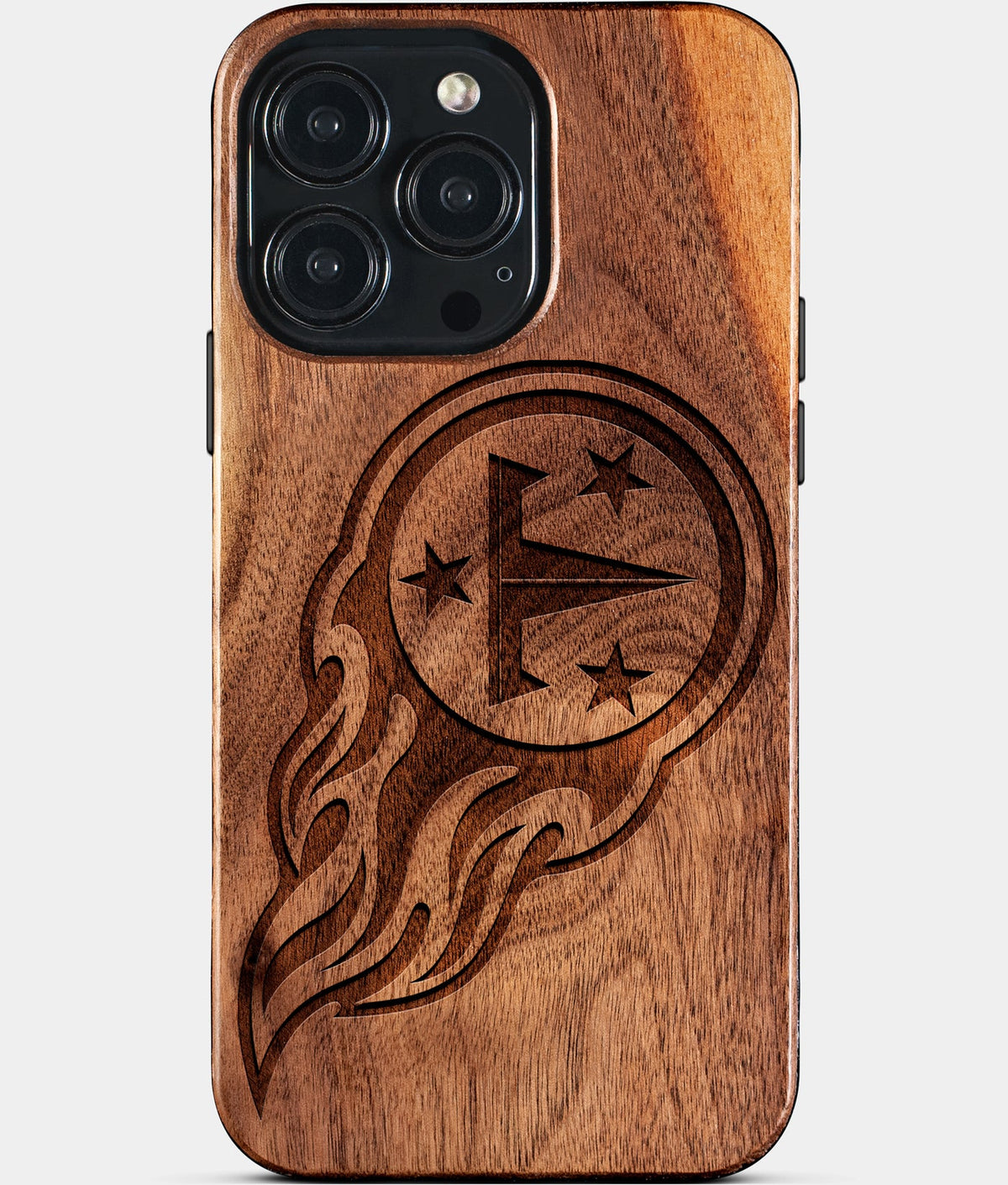 Custom Tennessee Titans iPhone 15/15 Pro/15 Pro Max/15 Plus Case - Wood Tennessee Titans Cover - Eco-friendly Tennessee Titans iPhone 15 Case - Carved Wood Custom Tennessee Titans Gift For Him - Monogrammed Personalized iPhone 15 Cover By Aldergrove & Oak