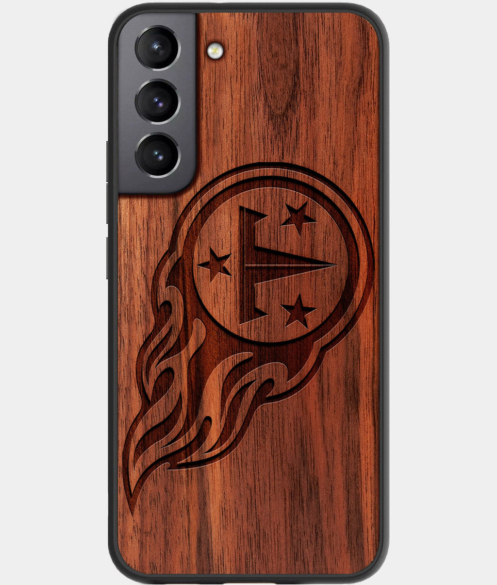 Best Wood Tennessee Titans Samsung Galaxy S23 Case - Custom Engraved Cover - Aldergrove & Oak