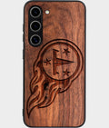 Best Wood Tennessee Titans Samsung Galaxy S26 Case - Custom Engraved Cover - Aldergrove & Oak