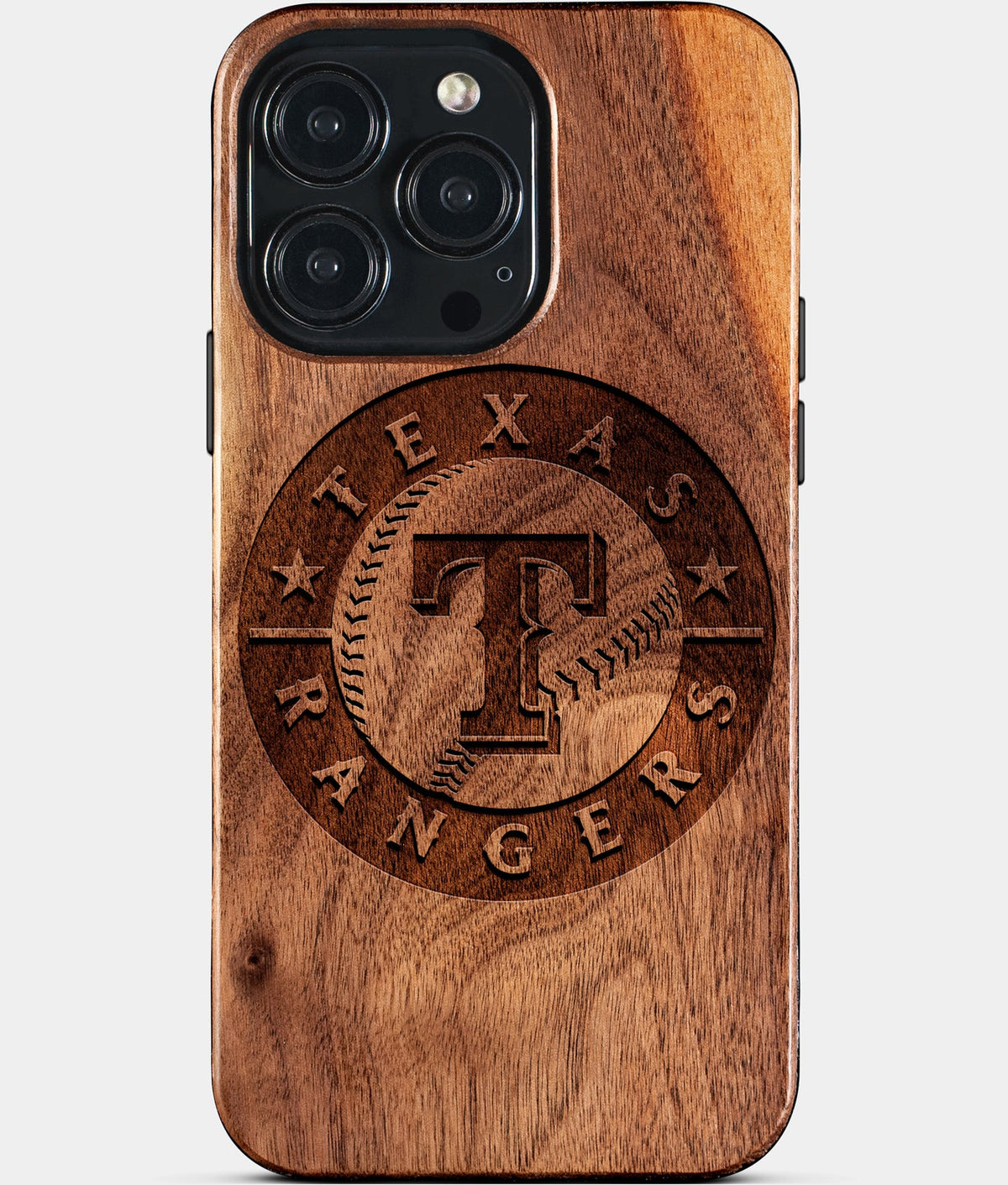 Custom Texas Rangers iPhone 15/15 Pro/15 Pro Max/15 Plus Case - Wood Rangers Cover - Eco-friendly Texas Rangers iPhone 15 Case - Carved Wood Custom Texas Rangers Gift For Him - Monogrammed Personalized iPhone 15 Cover By Aldergrove & Oak