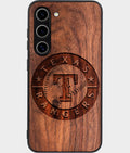 Best Wood Texas Rangers Samsung Galaxy S25 Case - Custom Engraved Cover - Aldergrove & Oak