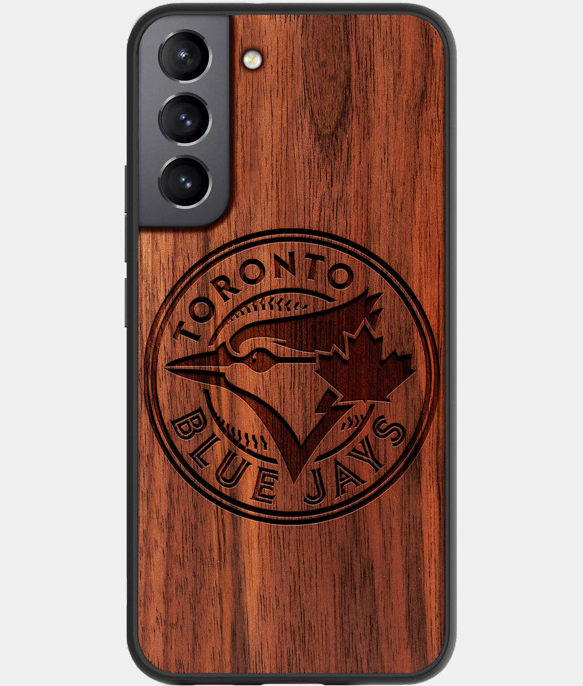 Best Wood Toronto Blue Jays Samsung Galaxy S23 Case - Custom Engraved Cover - Aldergrove & Oak