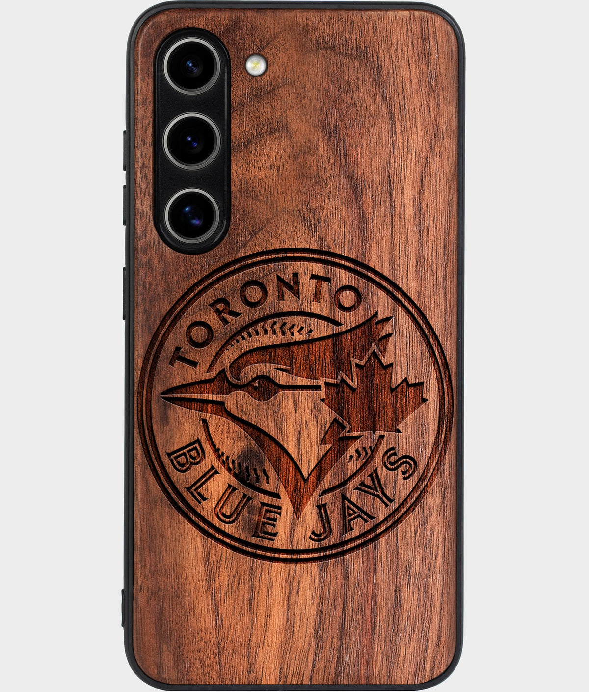 Best Wood Toronto Blue Jays Galaxy S26 Case - Custom Engraved Cover - Aldergrove & Oak