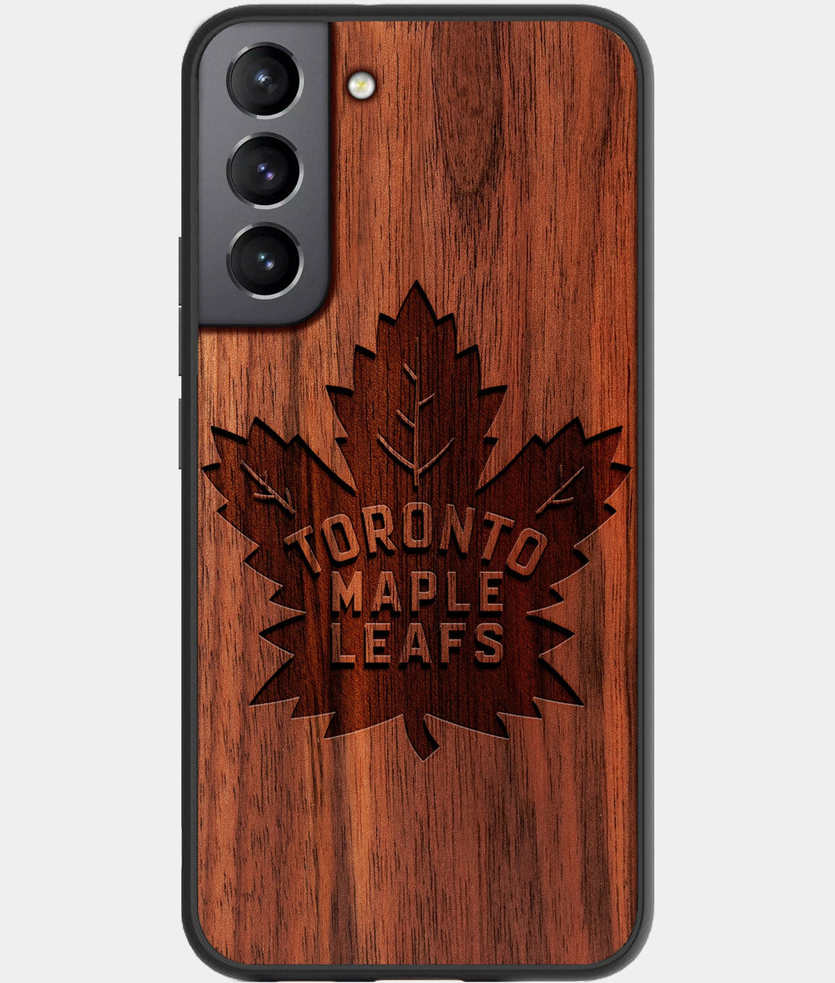 Best Wood Toronto Maple Leafs Galaxy S23 Case - Custom Engraved Cover - Aldergrove & Oak