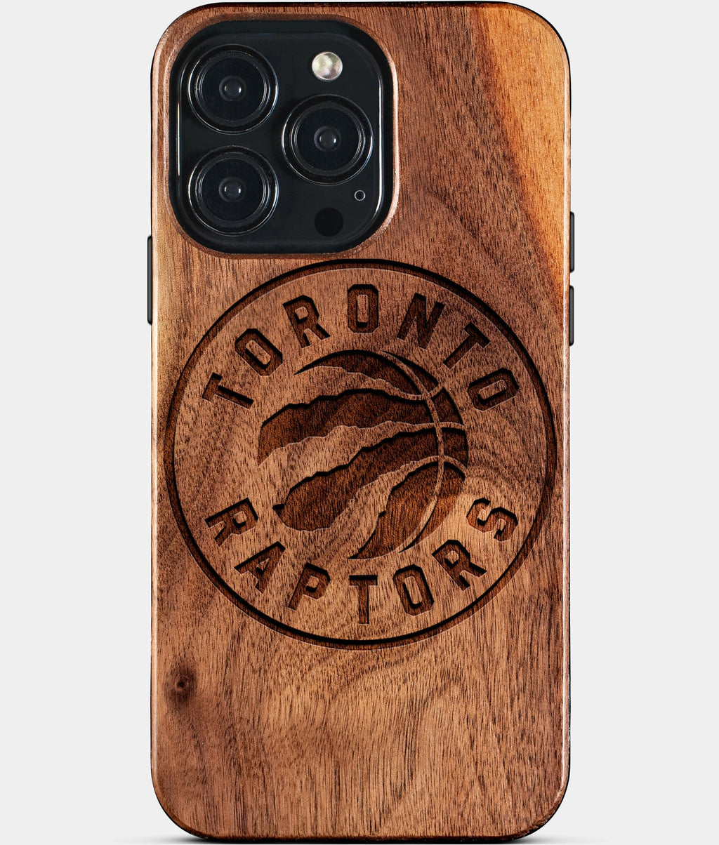 Custom Toronto Raptors iPhone 15/15 Pro/15 Pro Max/15 Plus Case - Wood Raptors Cover - Eco-friendly Toronto Raptors iPhone 15 Case - Carved Wood Custom Toronto Raptors Gift For Him - Monogrammed Personalized iPhone 15 Cover By Aldergrove & Oak