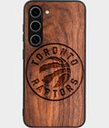 Best Wood Toronto Raptors Samsung Galaxy S26 Case - Custom Engraved Cover - Aldergrove & Oak