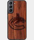 Best Wood Vancouver Canucks Samsung Galaxy S23 Case - Custom Engraved Cover - Aldergrove & Oak