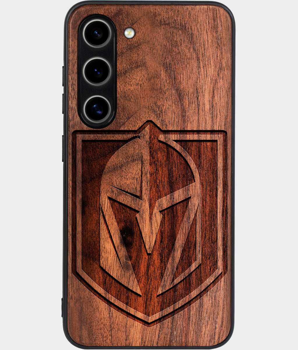 Best Wood Vegas Golden Knights Samsung Galaxy S24 Case - Custom Engraved Cover - Aldergrove & Oak