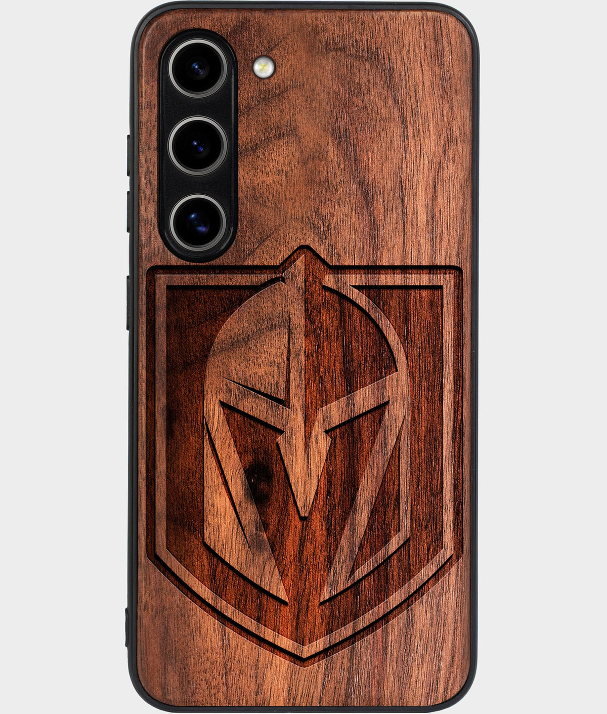 Best Wood Vegas Golden Knights Galaxy S26 Case - Custom Engraved Cover - Aldergrove & Oak