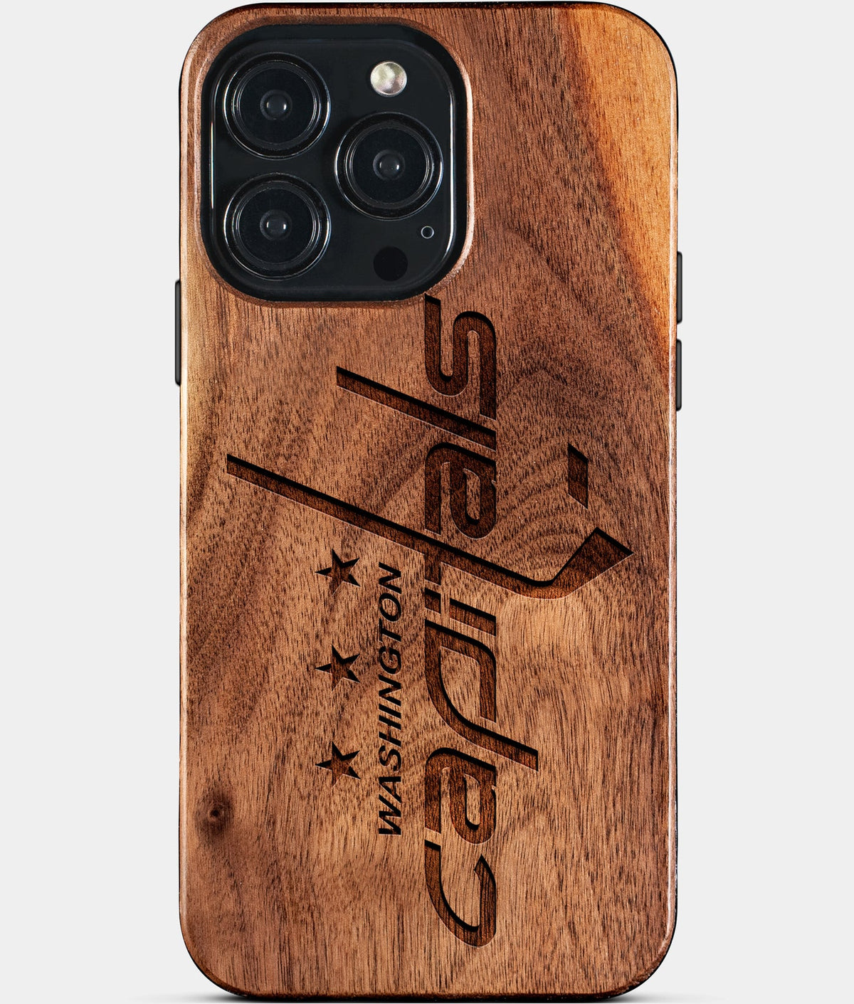 Custom Washington Capitals iPhone 15/15 Pro/15 Pro Max/15 Plus Case - Wood Capitals Cover - Eco-friendly Washington Capitals iPhone 15 Case - Carved Wood Custom Washington Capitals Gift For Him - Monogrammed Personalized iPhone 15 Cover By Aldergrove & Oak