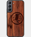 Best Wood Washington Commanders Samsung Galaxy S23 Case - Custom Engraved Cover - Aldergrove & Oak