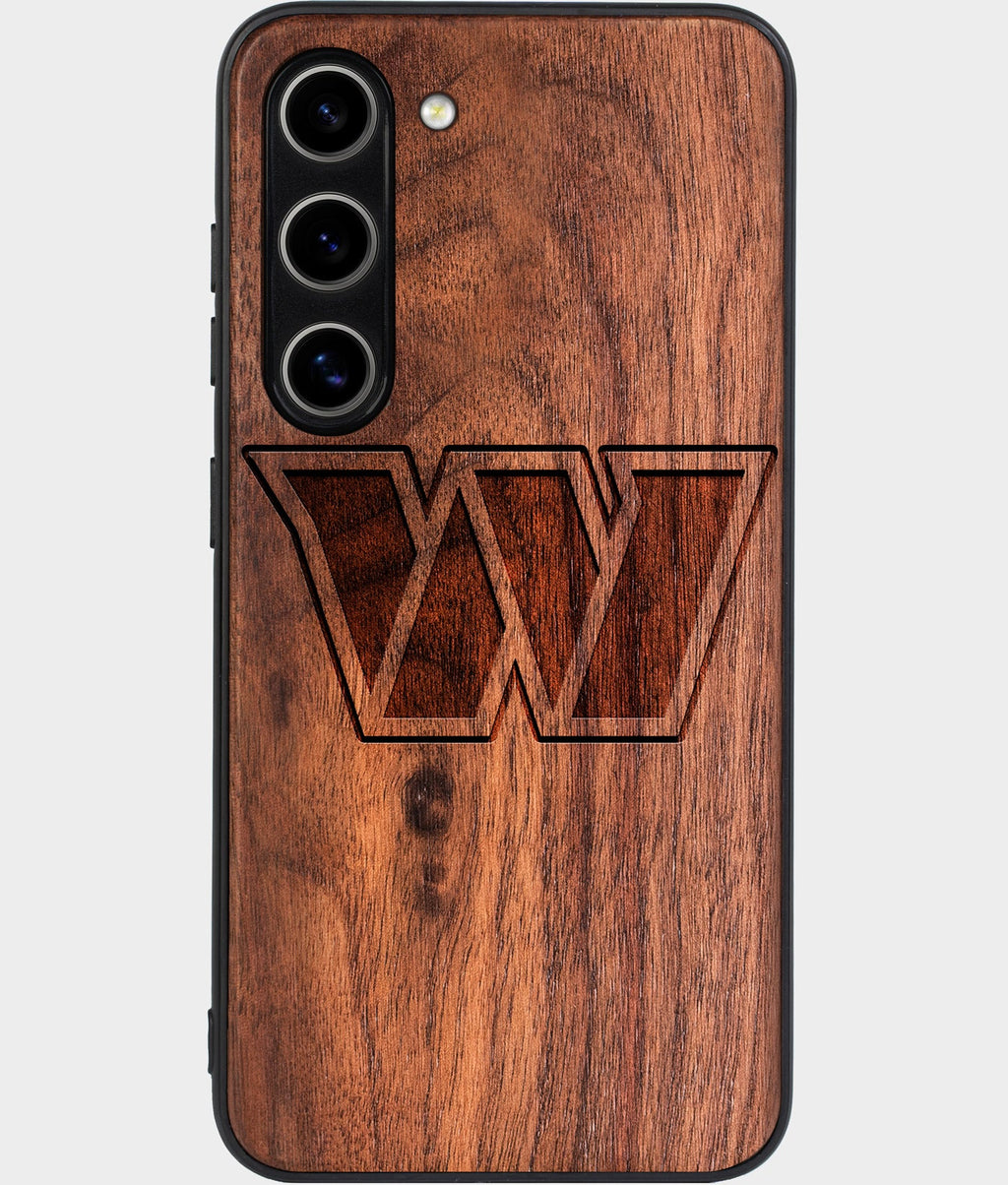 Best Wood Washington Commanders Galaxy S26 Case - Custom Engraved Cover - Aldergrove & Oak