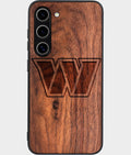 Best Wood Washington Commanders Samsung Galaxy S26 Case - Custom Engraved Cover - Aldergrove & Oak