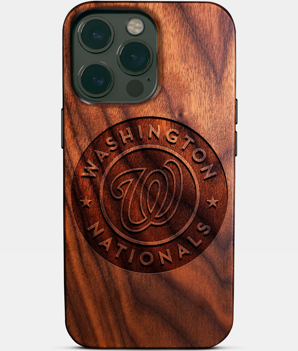 Custom Washington Nationals iPhone 14/14 Pro/14 Pro Max/14 Plus Case - Wood Nationals Cover - Eco-friendly Washington Nationals iPhone 14 Case - Carved Wood Custom Washington Nationals Gift For Him - Monogrammed Personalized iPhone 14 Cover By Aldergrove & Oak