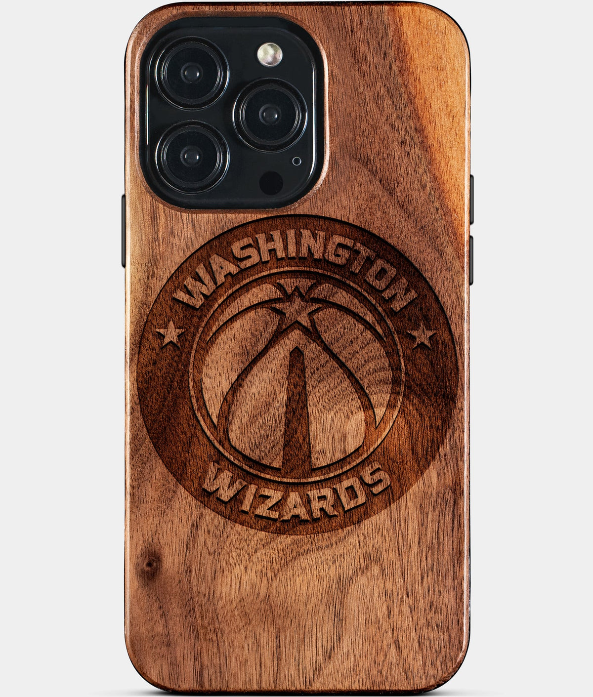 Custom Washington Wizards iPhone 15/15 Pro/15 Pro Max/15 Plus Case - Wood Wizards Cover - Eco-friendly Washington Wizards iPhone 15 Case - Carved Wood Custom Washington Wizards Gift For Him - Monogrammed Personalized iPhone 15 Cover By Aldergrove & Oak