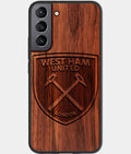 Best Wood West Ham United F.C. Samsung Galaxy S23 Case - Custom Engraved Cover - Aldergrove & Oak