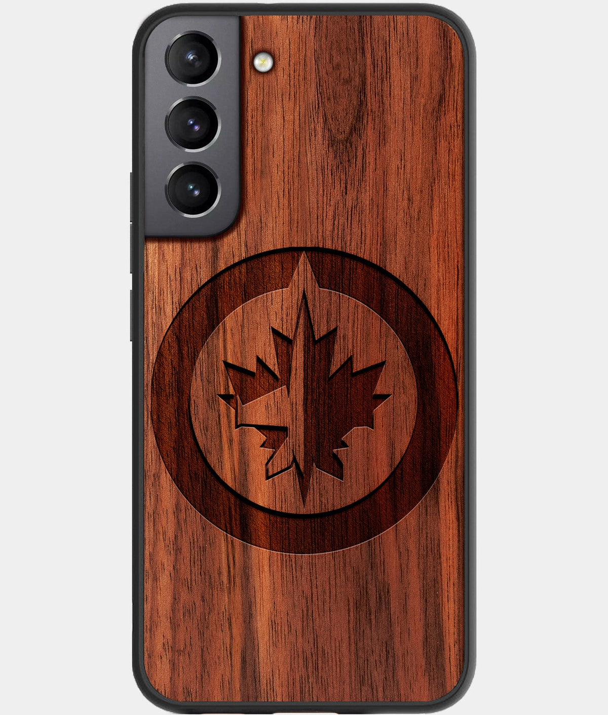 Best Wood Winnipeg Jets Galaxy S23 Case - Custom Engraved Cover - Aldergrove & Oak