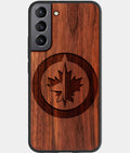 Best Wood Winnipeg Jets Samsung Galaxy S23 Case - Custom Engraved Cover - Aldergrove & Oak