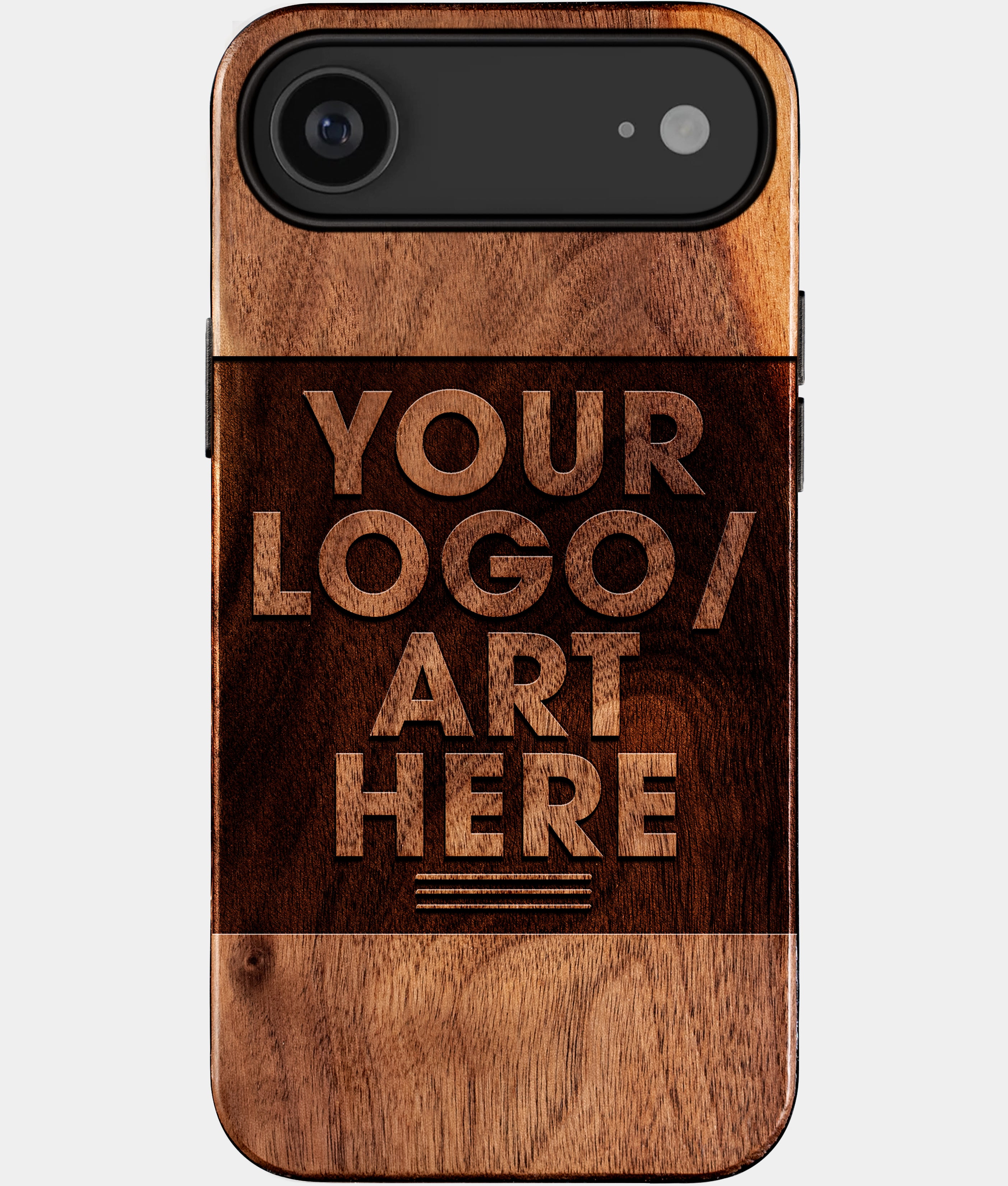 Custom Wood iPhone 17 Pro Max Cover - Carved iPhone Cover
