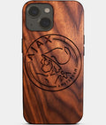 Eco-friendly AFC Ajax iPhone 14 Case - Carved Wood Custom AFC Ajax Gift For Him - Monogrammed Personalized iPhone 14 Cover By Aldergrove & Oak