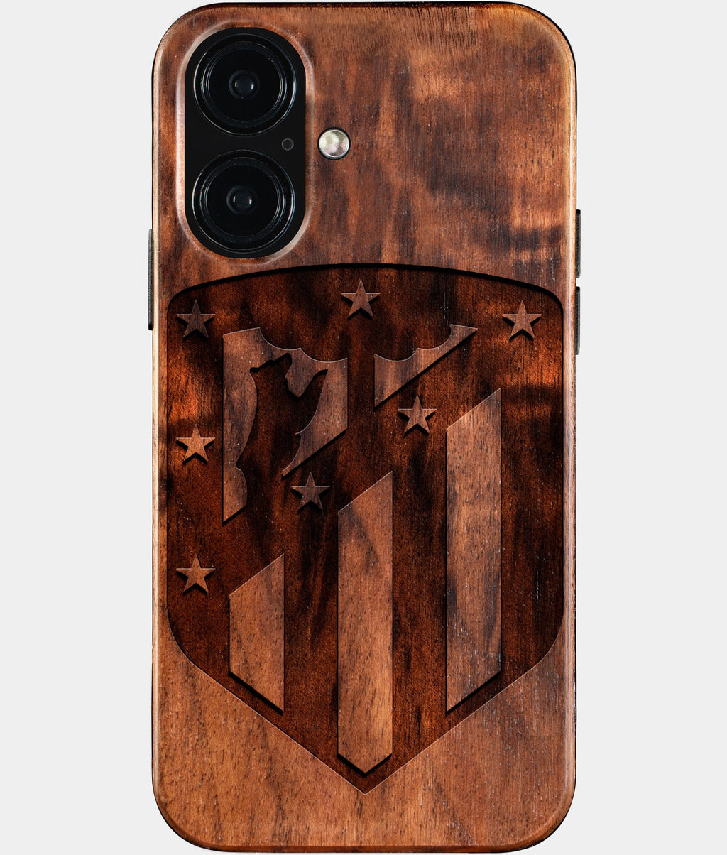 Eco-friendly Toronto Raptors iPhone 16 Case - Carved Wood Custom Toronto Raptors Gift For Him - Monogrammed Personalized iPhone 16 Cover By Aldergrove & Oak