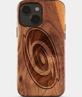 Eco-friendly Carolina Hurricanes iPhone 15 Case - Carved Wood Custom Carolina Hurricanes Gift For Him - Monogrammed Personalized iPhone 15 Cover By Aldergrove & Oak