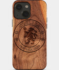Eco-friendly Chelsea FC iPhone 15 Case - Carved Wood Custom Chelsea FC Gift For Him - Monogrammed Personalized iPhone 15 Cover By Aldergrove & Oak
