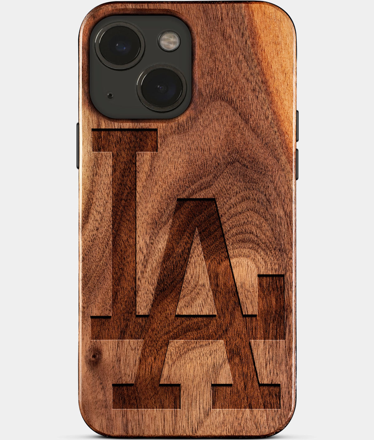Eco-friendly Classic Los Angeles Dodgers iPhone 15 Case. Dodgers 2025 World Series Cases. Carved Wood Custom Los Angeles Dodgers Gift For Him - Monogrammed Personalized iPhone 15 Cover By Aldergrove & Oak