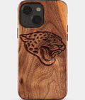 Eco-friendly Jacksonville Jaguars iPhone 15 Case - Carved Wood Custom Jacksonville Jaguars Gift For Him - Monogrammed Personalized iPhone 15 Cover By Aldergrove & Oak